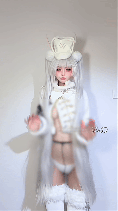 推特超高颜值顶级COSer 希尔薇7月顶B裸舞 NIKKE白兔 逆兔女郎【11V39P】【199M】 预览图 5