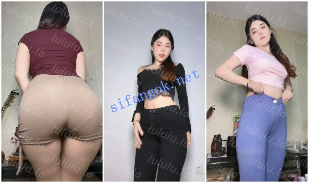 【快手福利】风骚妹子【顾聪聪】瑜伽裤牛仔裤顶胯骚舞【22V】【2.53G】 预览图 5