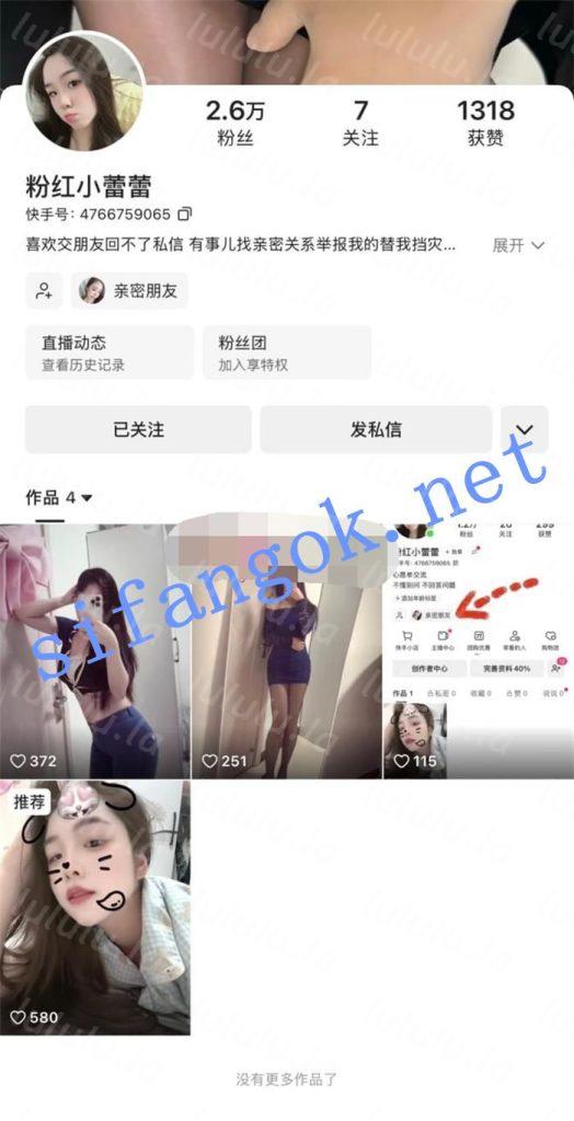 快手 粉红小蕾蕾 气质御姐 露点 B特写 裸舞脱衣舞 插B自慰【11V】【1.2G】 预览图 2