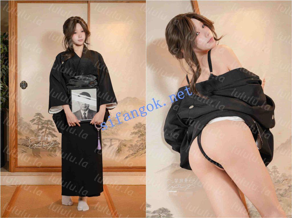 ♈(Yiko湿润兔咬一口兔娘)6月份订阅作品-未亡人+晚安吻【2V158P】【4.3G】 预览图 10