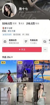 抖音200万粉顶级美女 唐十七 小内裤骚舞福利 微密丝滑原版【60V】【566M】