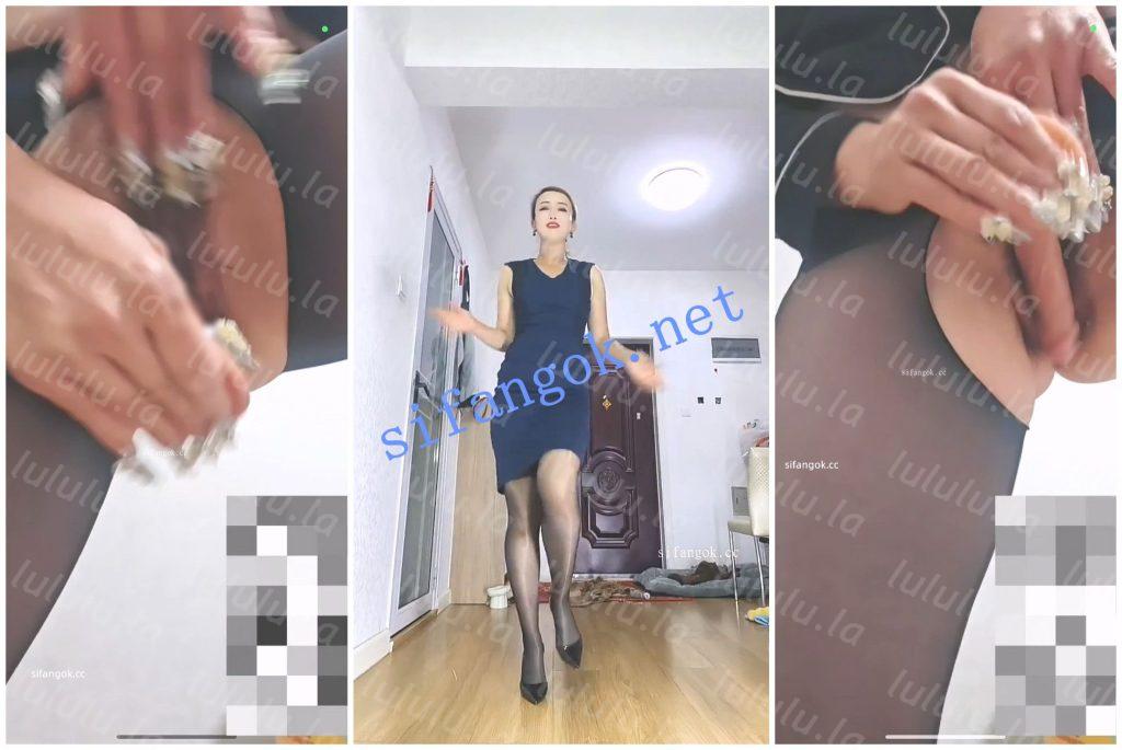 【快手福利】风骚长腿丝袜熟女【高跟鞋】1V1道具自慰【3V】【357M】 预览图 2