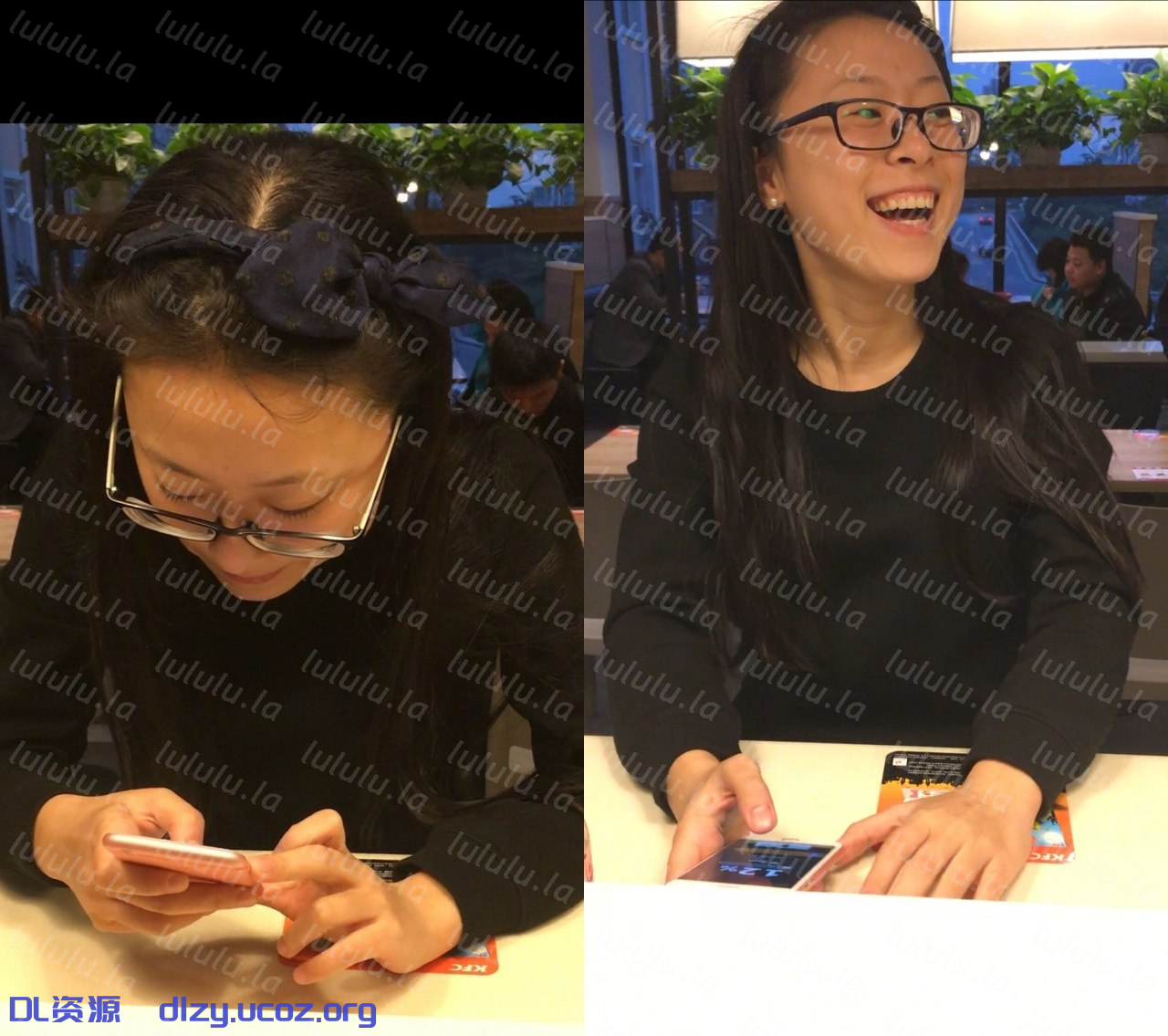 【原檔無水印】反差眼鏡長發妹白天甜美文藝拍照，回家卻隻穿粉色内褲半裸，直接騎乘女上位瘋狂搖動，浪叫不止(7V) 750.4MB