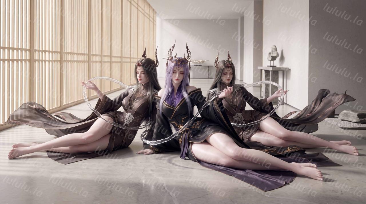 [AI动漫]（搬运至260723）师兄啊师兄-云霄 九曲黄河大阵【音璃】【542P】【716MB百度云】 预览图 2
