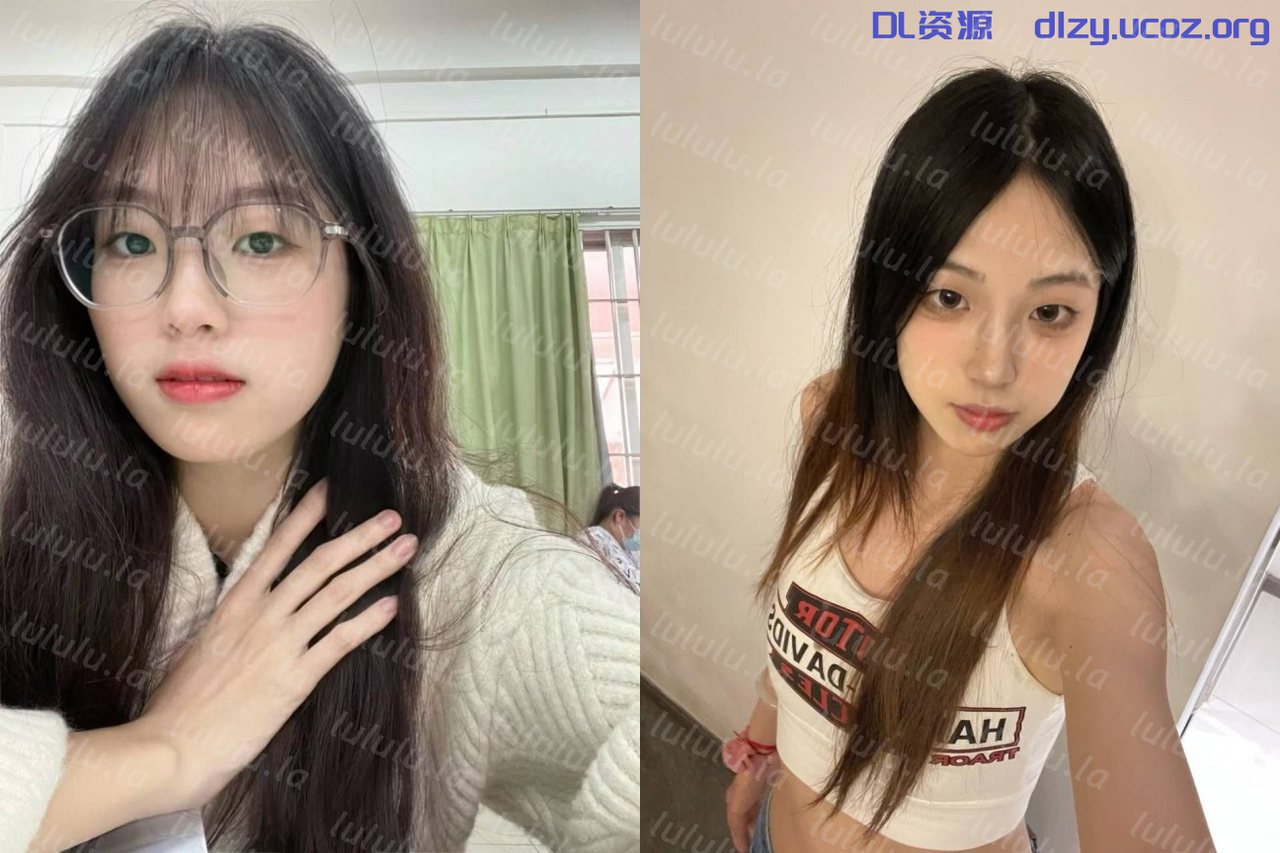 【原檔無水印】清純甜妹白天文藝自拍戴眼鏡穿黑裙白T，晚上酒店換白絲粉褲跪舔深喉猛吸 女上位瘋狂搖動(17V) 818.2MB