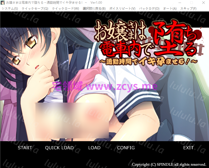 【拔作ADV】お嬢さまは電車内で堕ちる ～通勤時間でイキ孕ませる！～AI汉化版 预览图 1
