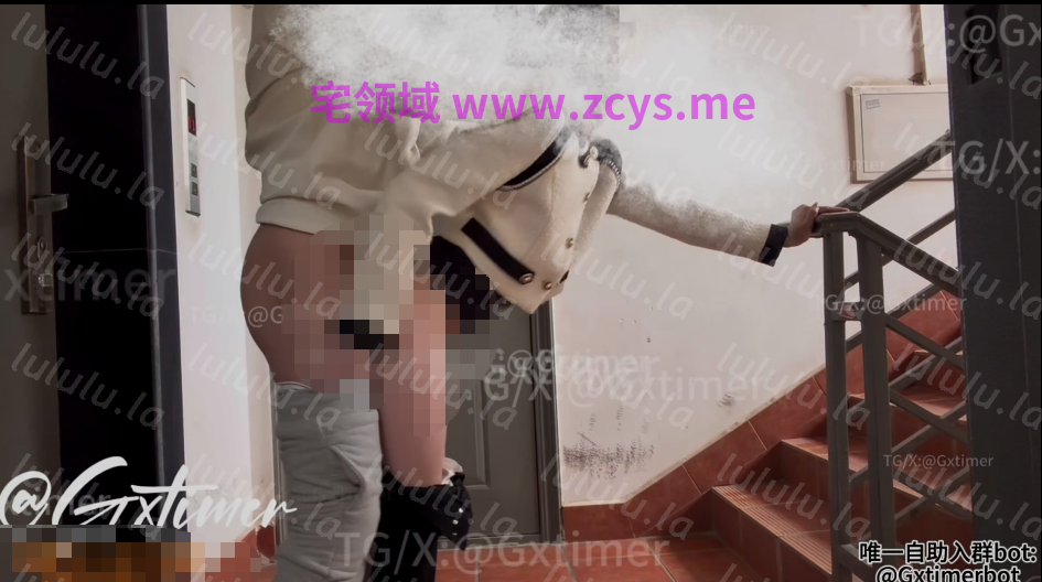 推特猛男打桩机，无视女性人格、当做玩具搞「龙之介Gxtimer」《楼道肏穴》太刺激了，所以夹这么紧怕还不敢喘出声 预览图 2