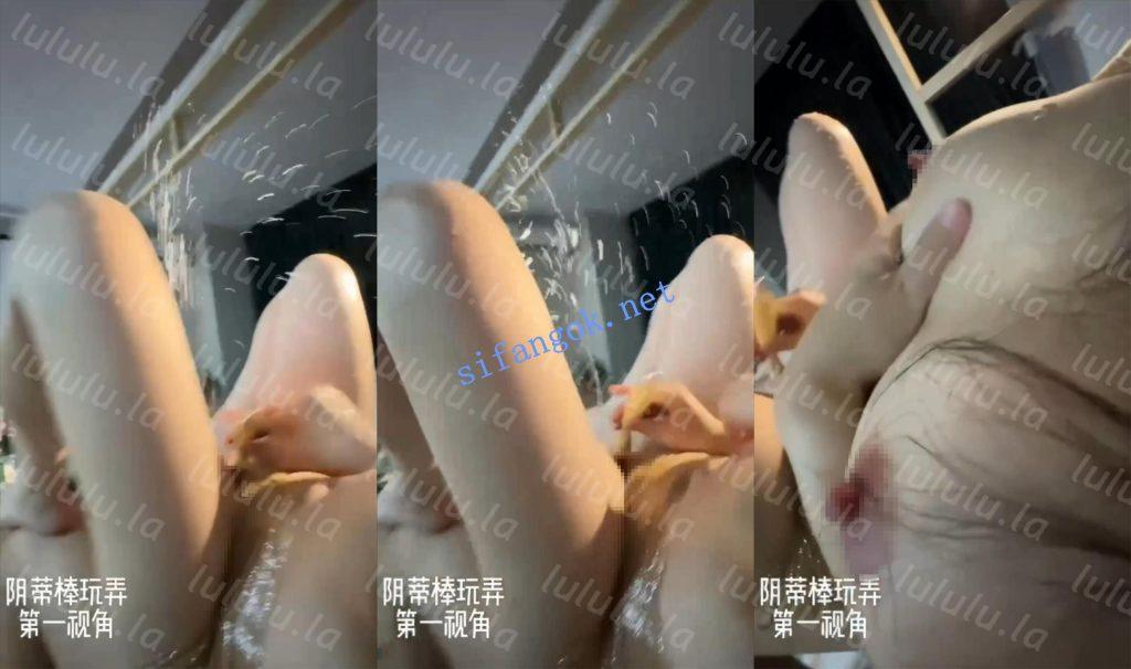 ❤️【重磅】网红模特Unababy舒涵 开档黑皮裤性爱喷水【10V】【211M】 预览图 4