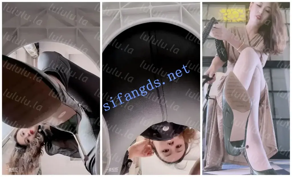 【快手福利】女王调教【张佳佳主S】言语羞辱丝足高跟口水 预览图 2