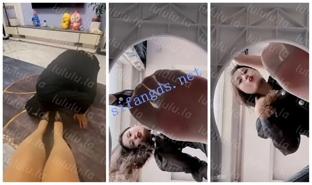 【快手福利】女王调教【张佳佳主S】言语羞辱丝足高跟口水 预览图 3