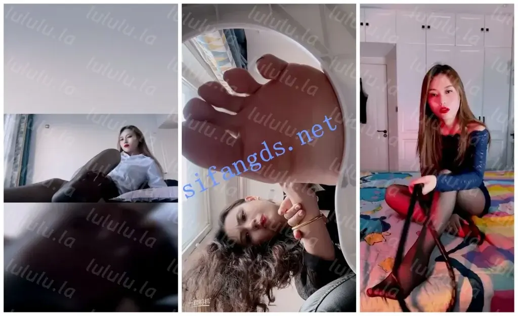 【快手福利】女王调教【张佳佳主S】言语羞辱丝足高跟口水 预览图 6