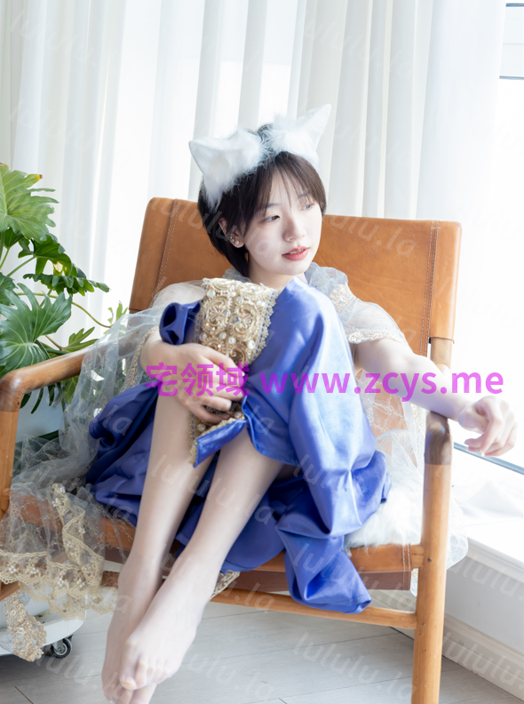 [BoBoSocks袜啵啵] NO.722 小甜豆 白丝蓝色汉服小狐娘 【167P1V6.67G】 预览图 3