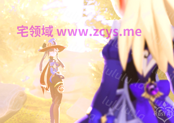 [RusYAX]26.08.09 原神 扶她巨吊菲谢尔爆操莫娜[670M]