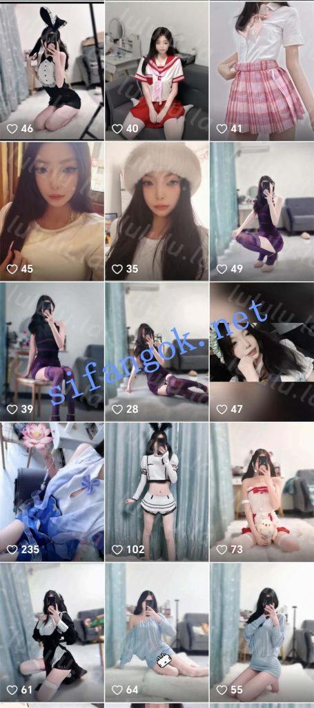 快手 小喵不喵 165高大长腿骚母狗 做爱 抓头发狂插 辱骂等 预览图 2