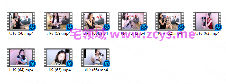 NO.3160 贝拉小姐姐 ASMR福利合集5 9V 4.41G 预览图 4