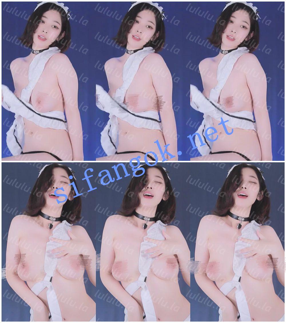 韩舞VIP粉丝房 女仆装加持 超软大车灯甩奶抖奶裸舞【era133】 预览图 1