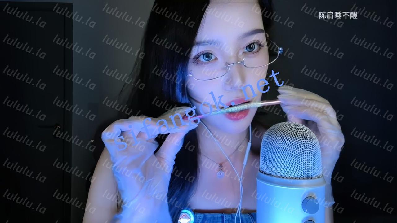 【不要在线解压】哔哩哔哩人气助眠御姐-陈肩睡不醒 高价剧情式脸逼同框自慰
