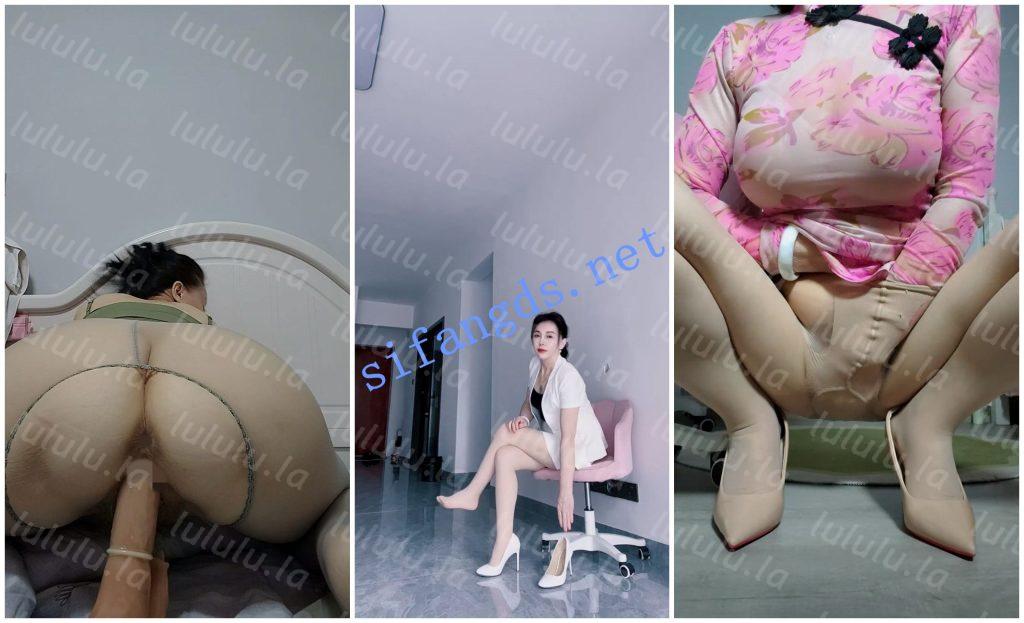 【快手福利】风骚白皙熟女【与众不同的妈妈】高跟丝自慰 预览图 2