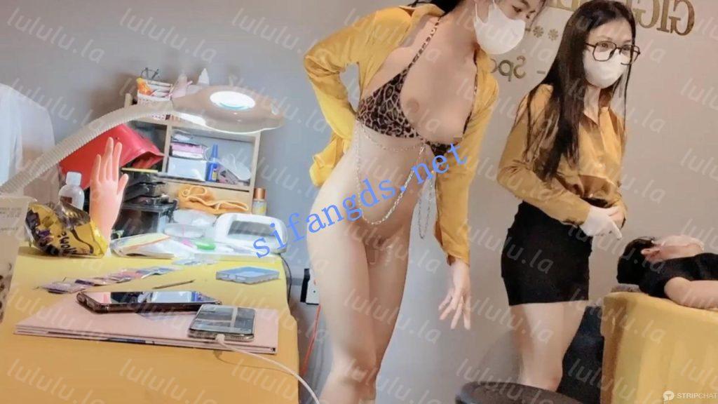【无在线播放】ST-892【会所当着男顾客双女自慰喷水 jennie_spa门票大秀】 预览图 6