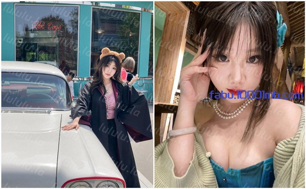 【原檔洩密】蘇州留學生短發妹黑項圈鈴铛鏈子牽引 粉紗蕾絲情趣内衣白絲擡腿抽插手捂胸口表情又媚又喘(15V) 1.1GB 预览图 1
