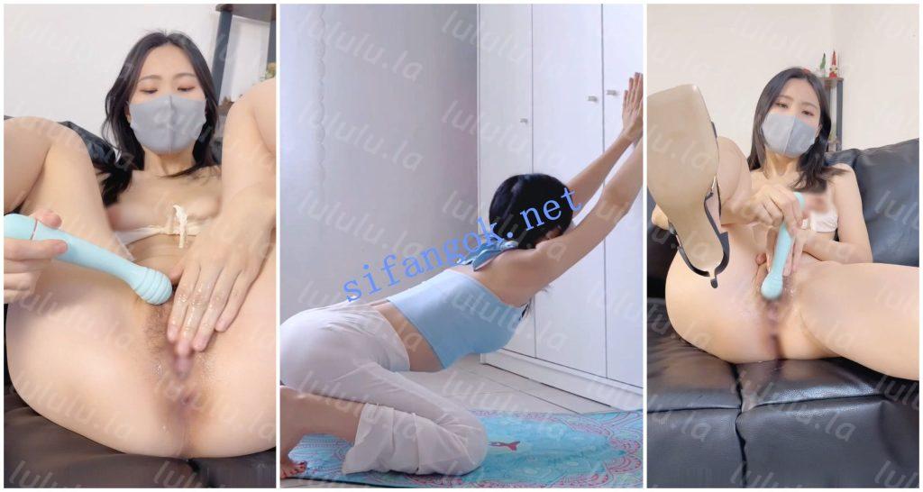 【不要在线解压】【抖音福利】白皙肌肤瑜伽【小蒋瑜伽】道具自X流淫水 预览图 6