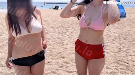 kuzu226-与两名巨乳美女海滩约会后 在酒店4P… [1V/1.5G] 预览图 2