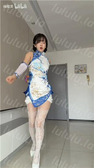 【不要在线解压】B站65W粉极品舞蹈up主【缘樱澪】精致COS反差瑜伽骚舞福利 预览图 28
