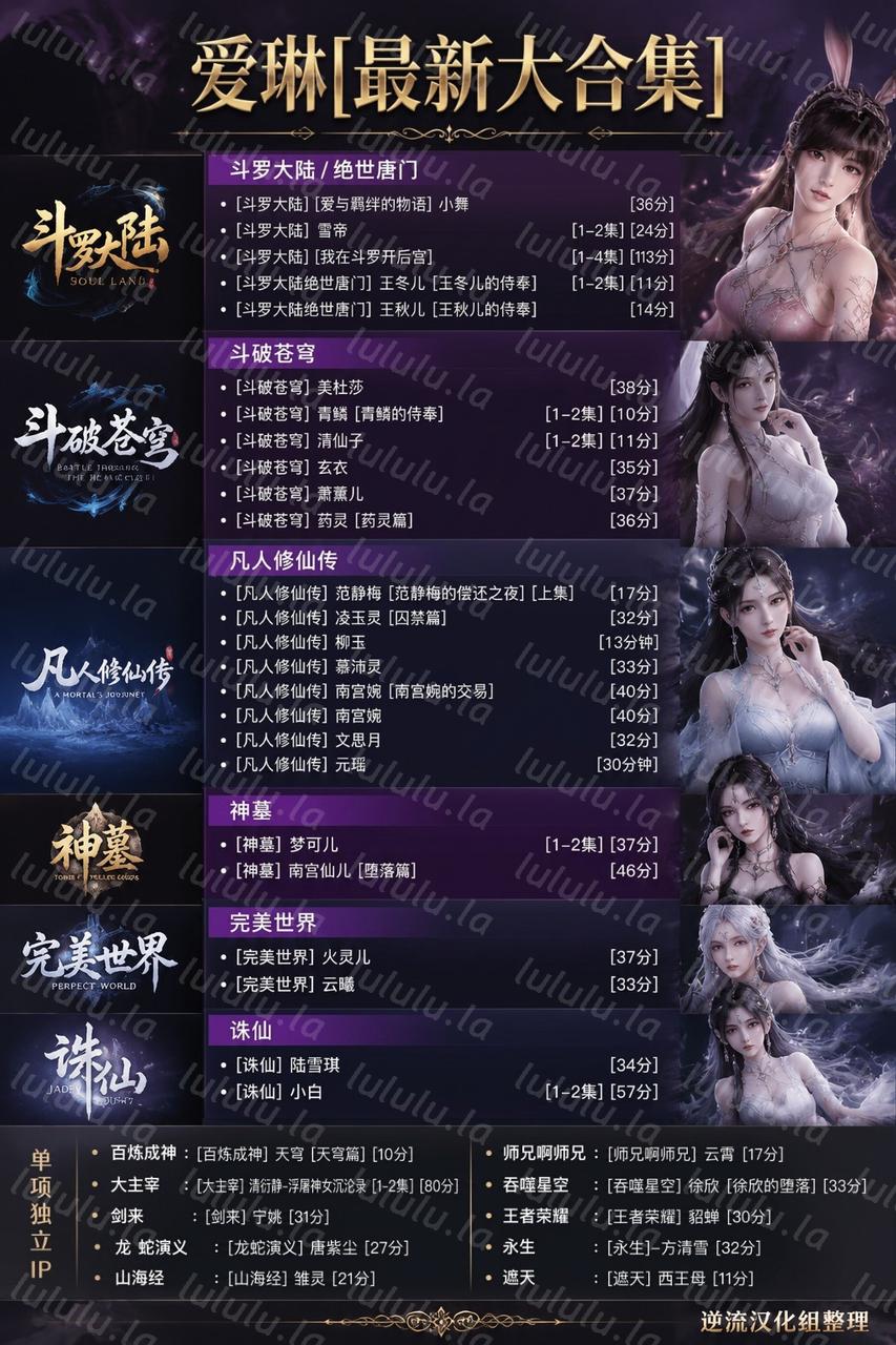 [Ai国漫]爱琳[视频大合集][百度云][85.88G] 预览图 3