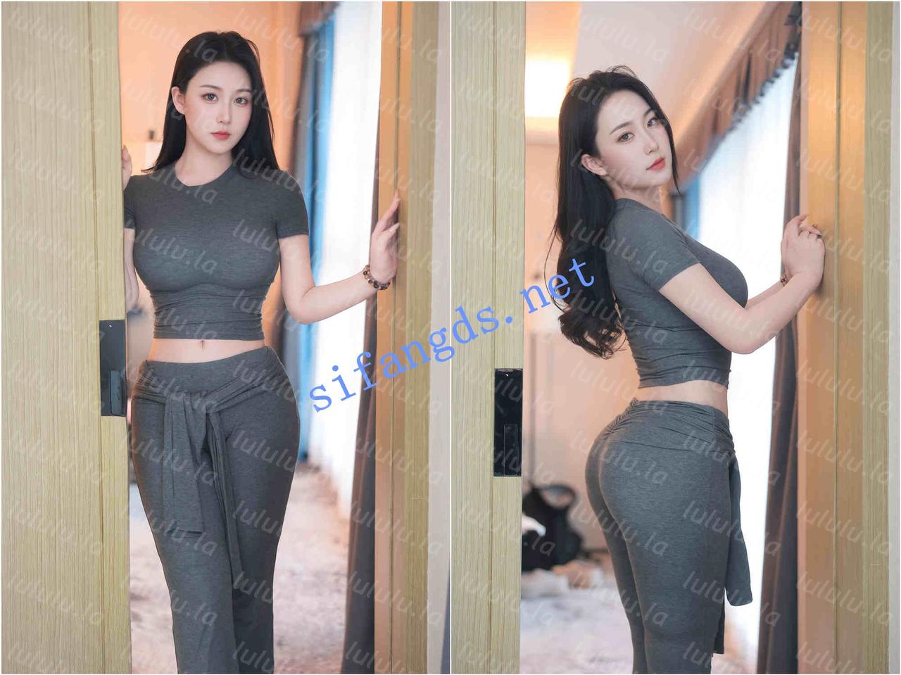 【不要在线解压】❤️秀人网模特林昔予❤️揉搓大奶子，屁屁被摄影师打红 预览图 2