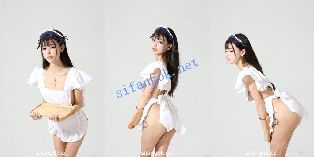 【不要在线解压】【超精品】可爱清纯少女模特 棚拍女仆 极品身材 超纯颜值 预览图 9