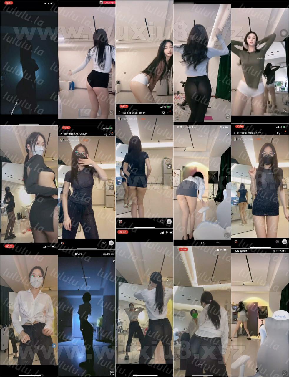 【抖音】丁姐直播舞蹈合集（52v 5G）-福利岛