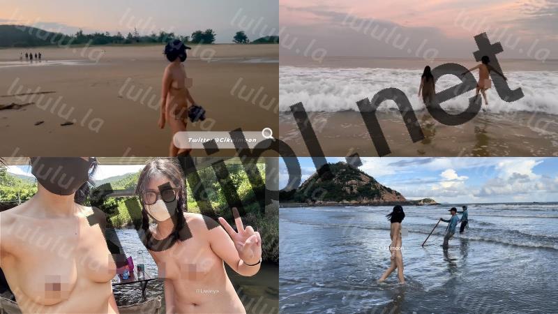 露出系网红@CikaiMoon+LiWanyix 尺度作品合集[23P+18V/87M]