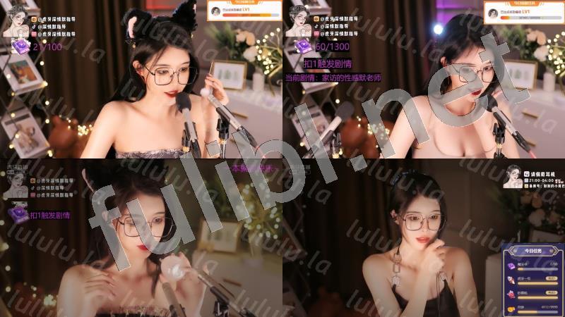 HYTV高颜值主播@深情默指导 asmr耳骚合集[29V/6.92G]-福利岛