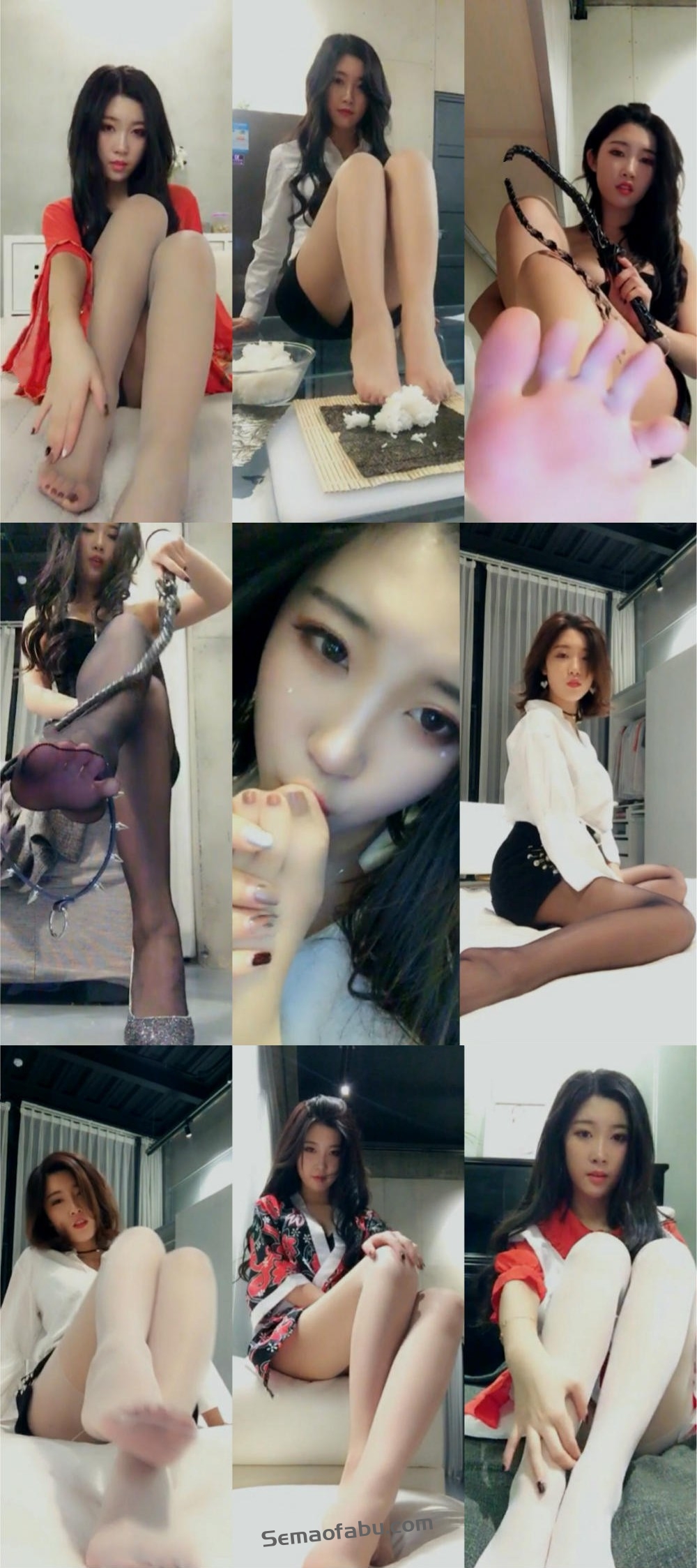 【经典资源】丝足控福利极品女神筱筱付费直播丝足诱惑5天合集-福利岛