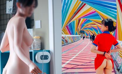 《极品反差㊙️骚妻泄密》推特S级身材美艳翘臀女神【小可爱】不雅私拍~旅游露出性爱野战公共 场所啪啪各个地方都是战场-福利岛