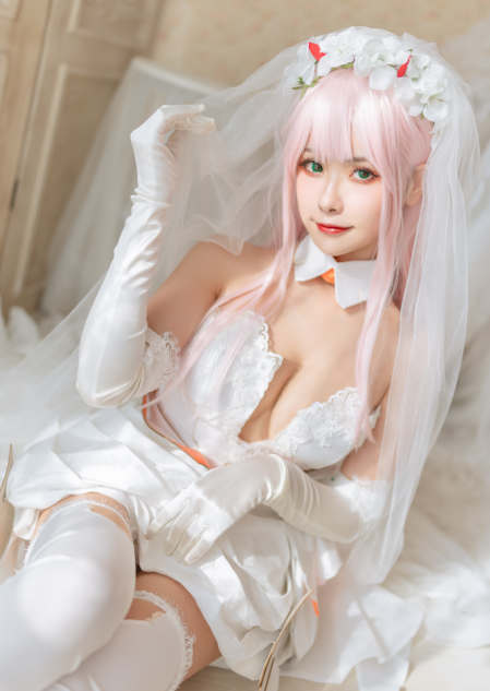 cos-Momoko葵葵-DARLING in the FRANXX 02 泳装 兔女郎&amp;花嫁（61P,858M）