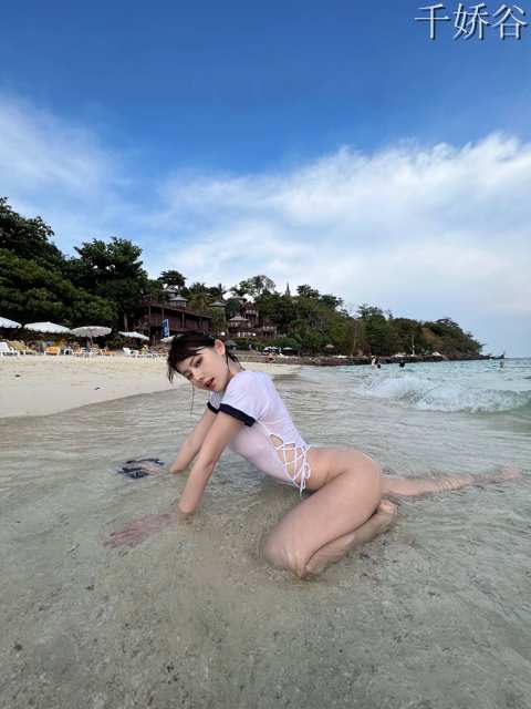 人气模特阿朱四月最新泰国海岛旅拍作品-福利岛