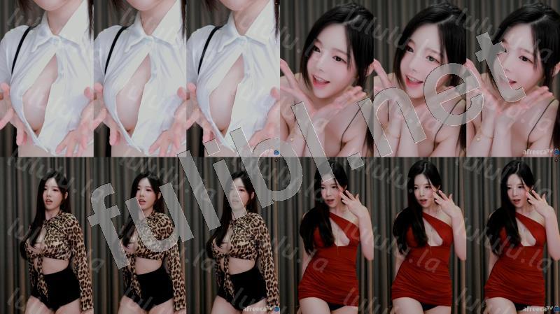 AfreecaTV高颜值主播@黑珍(BJ햄찡) 诱惑热舞新作大合集[210V/62.2G/115sha1]