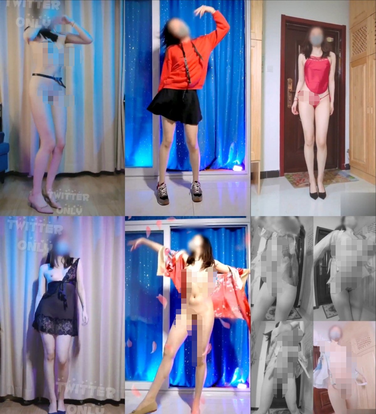 抖音风极品长腿推特网红女神dong小姐裸舞私拍可盐可甜各种制服情趣衣服跳着跳着就没了[1240M_84V]-福利岛