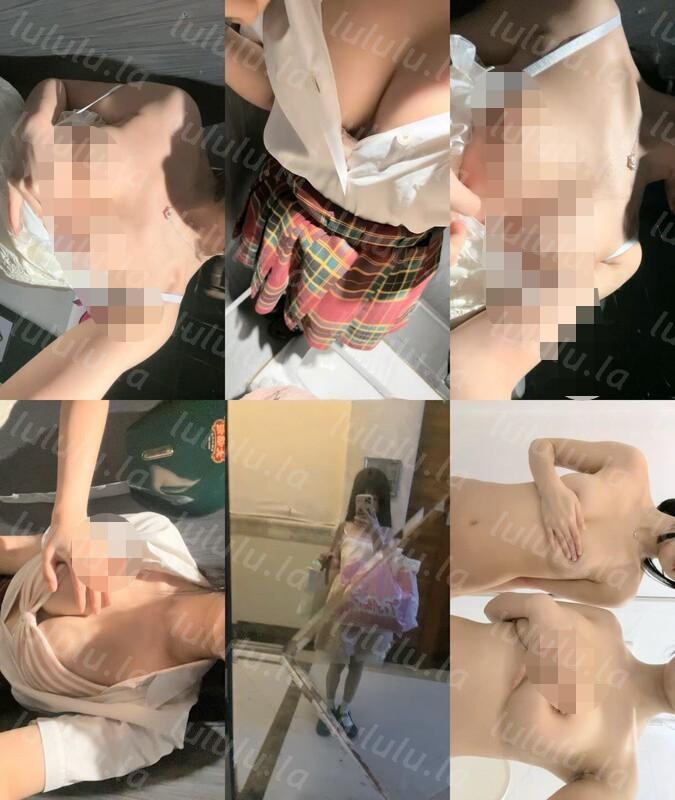 小萝莉【吃一口小布丁】，跟闺蜜~鲸鱼儿~户外跳蛋~SPA按摩沐浴 从高铁厕所，到火锅店，SPA店，酒店，到处露出挑战6720M