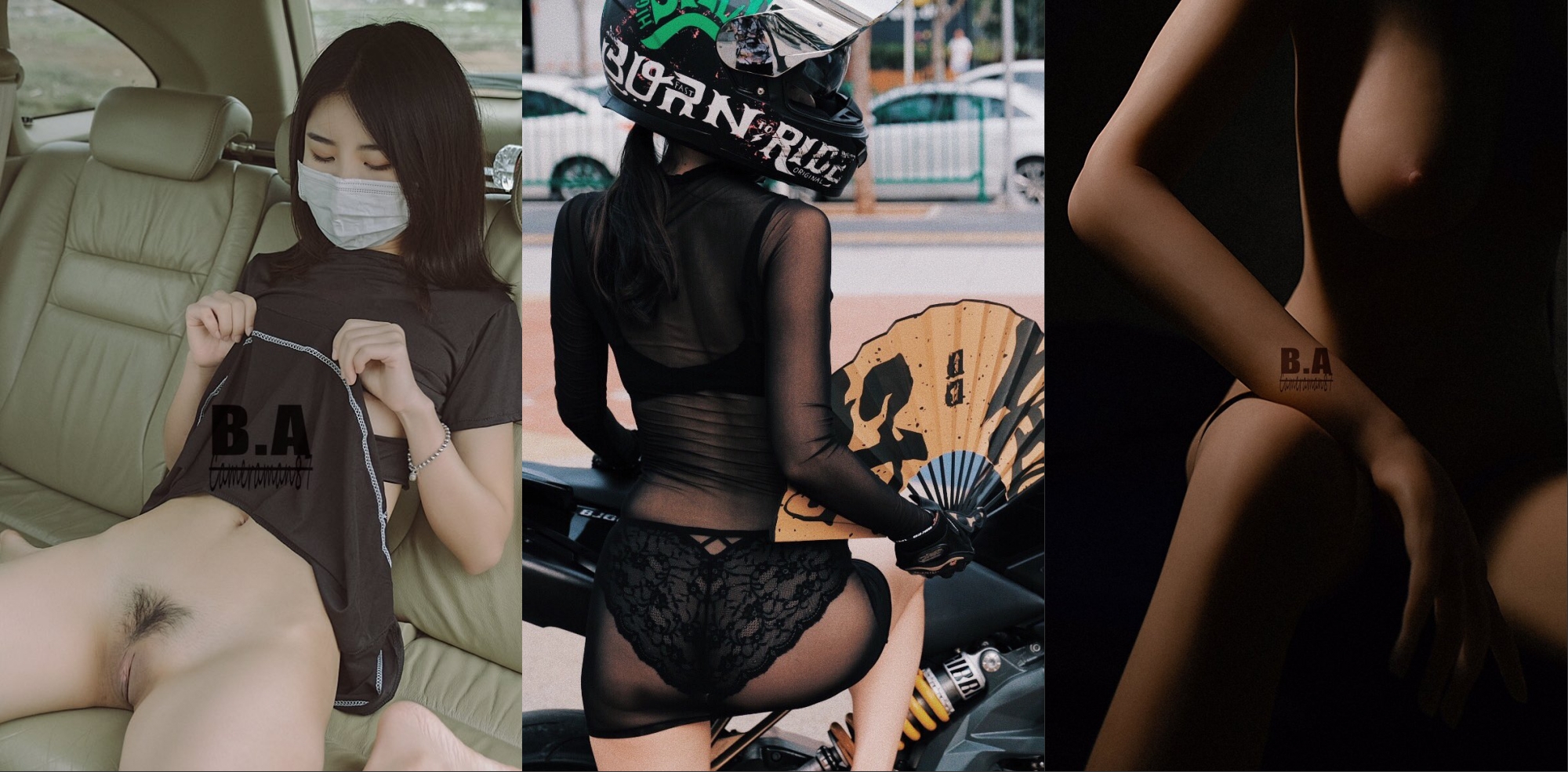 最新8月精品流出！摩托机车女神秀全景露出！推特摄影大师【B.ACameraman87院长】大尺度摄影私拍视图 235MB