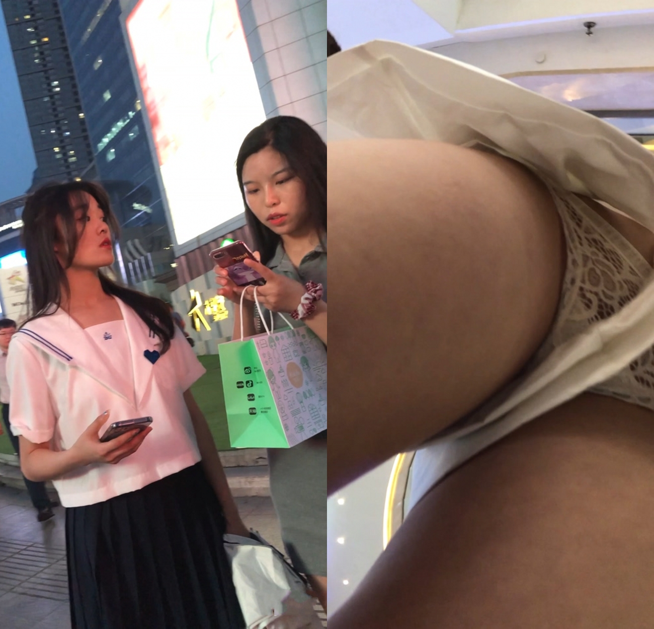 清凉一夏极品CD！大神步行街抄底多位气质小姐姐，骚T透明内阴毛清晰可见，美女发现异常差点翻车 276MB