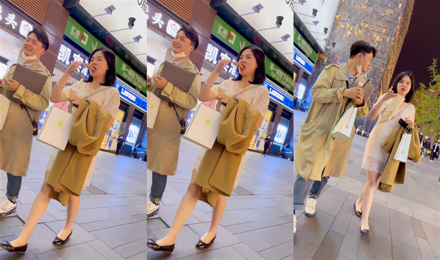 步行街一路跟踪抄底不穿内裤的小姐姐❤️两腿夹的很紧拍她的B可真不容易 1016MB