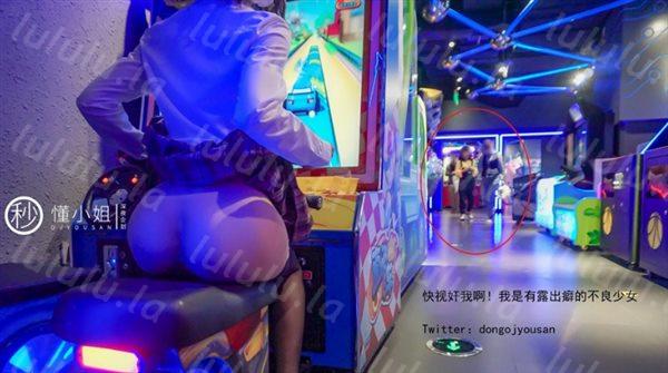 超火推特露出网红福利美少女▌懂小姐 ▌放课后のJK制服不良少女图书馆跳蛋阅读 电玩城释放胴体-福利岛