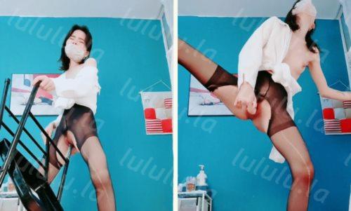 50797-第一美腿175CM大长腿小姐姐露脸  开档黑丝高跟鞋假屌后入美臀  椅子腿插小穴 地上骑坐抽插  高潮流出白浆-福利岛