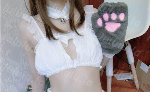 最新推特网红美少女▌耀灵 ▌白丝情趣喵咪女仆女上骑乘小青瓜 粉穴超嫩还是来根大肉棒解痒来的痛快-福利岛