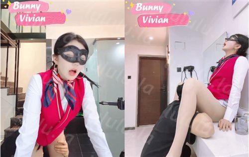 绝美推特高颜值逆天长腿女神▌Vivian ▌定制款南航空姐 抚媚身材制服简直比空姐还有气质 空乘淫靡的私生活-福利岛
