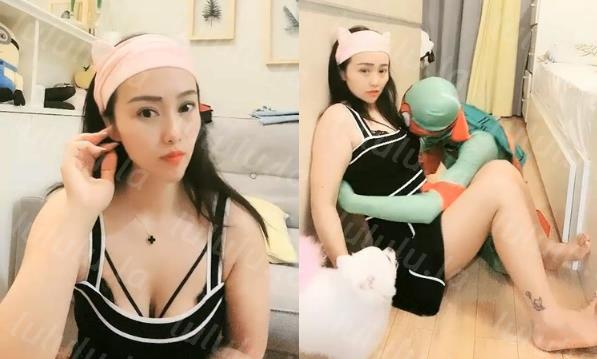 鱼白摆高颜值骚熟女忍者神龟装扮啪啪,口交上位骑乘侧入后入抽插猛操-聚合福利