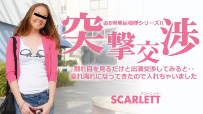 金8天国 3331 スカーレット 割れ目を見るだけと出演交渉してみると、濡れ濡れになってきたので入れちゃいました 突撃交渉 Scarlet Fay /-福利岛