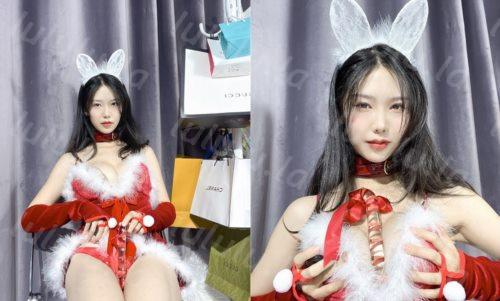 51517-火爆高颜值网红美女【抖娘利世】12月圣诞专享定制三部曲 《我的专属圣诞女友》高清-福利岛